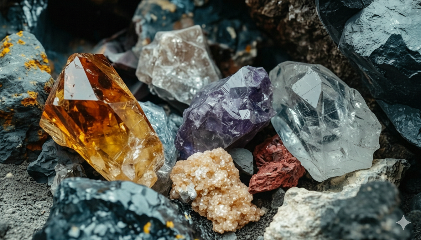Aerial View of Open Pit Mine